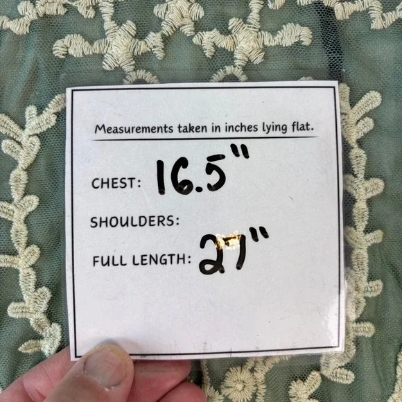 Nature Art Women's Top XL Green‎ Purple Tie Dye Boho Embroidered Tunic Blouse - Picture 5 of 7